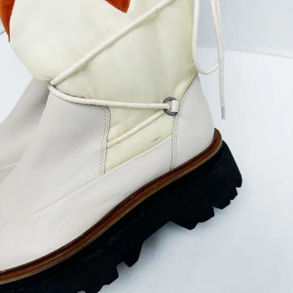 Free People - Ivory Star Snow Boots