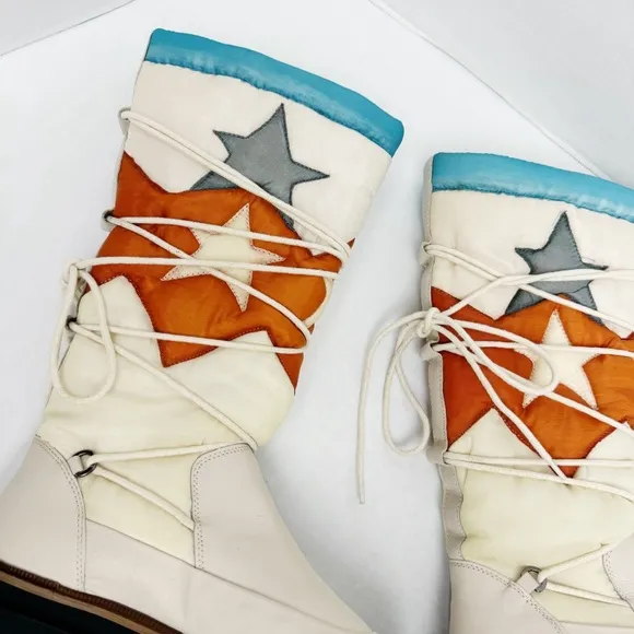 Free People - Ivory Star Snow Boots