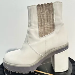 Free People James Ice Leather Chelsea Boots