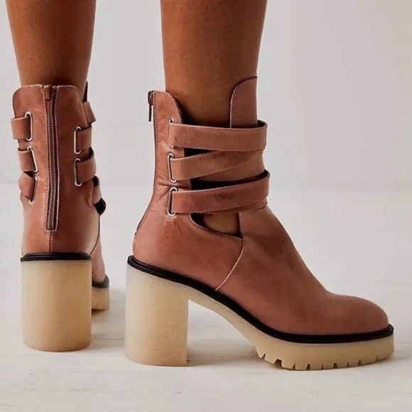 Free People Jesse Cutout Boots