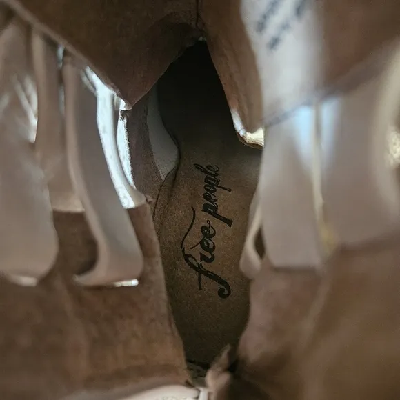 Free people Jesse Cutout Heeled Boots Size 38 /7