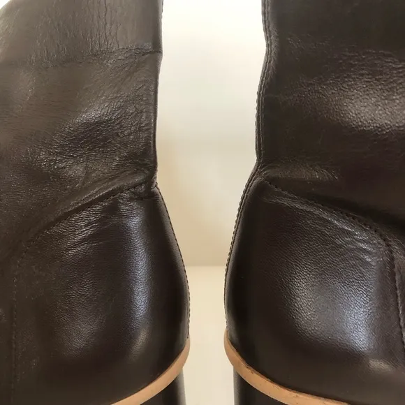 Free People Leather Ankle Boots Hot Fudge NWOT Size EU 40 US 10