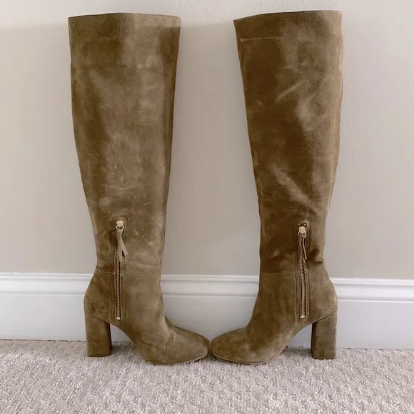 Free People “Liberty” suede over the knee boots 👢THESE BOOTS ARE 🔥