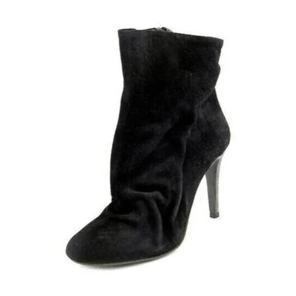Free People Suede Zip Ankle Boots Black Fairfax Size 8 US 38 EUR New In Box