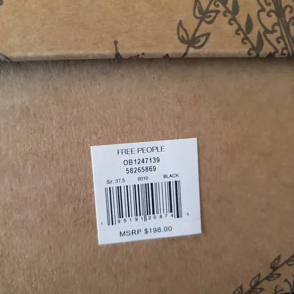 Free People Sutton tight slouch boots black leather size 39.5 US 9.5 new in box