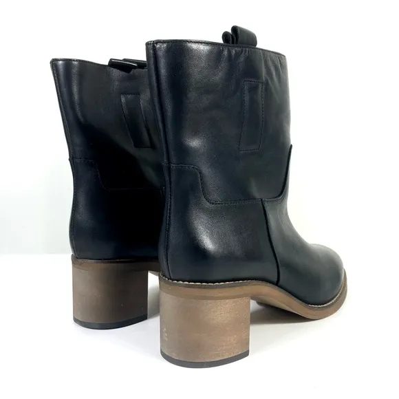 Free People Tabby Ankle Bootie Boots Black Size 9.5 NEW