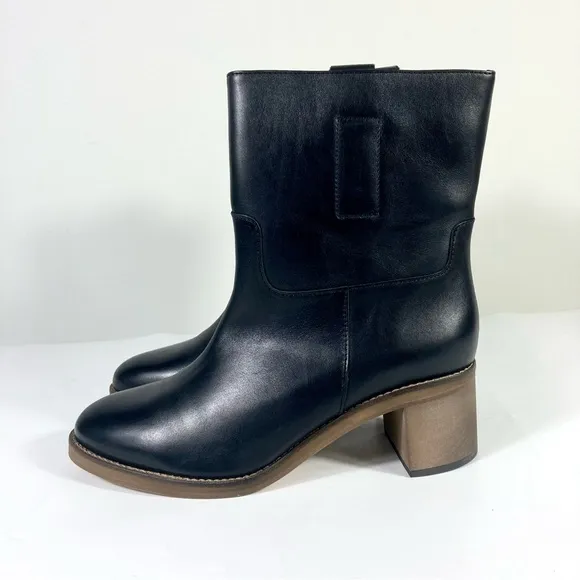 Free People Tabby Ankle Bootie Boots Black Size 9.5 NEW