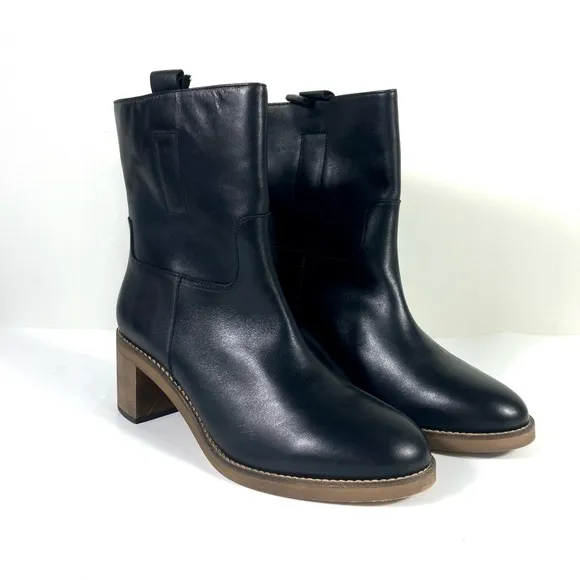 Free People Tabby Ankle Bootie Boots Black Size 9.5 NEW