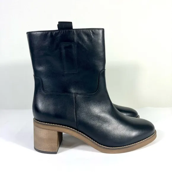 Free People Tabby Ankle Bootie Boots Black Size 9.5 NEW