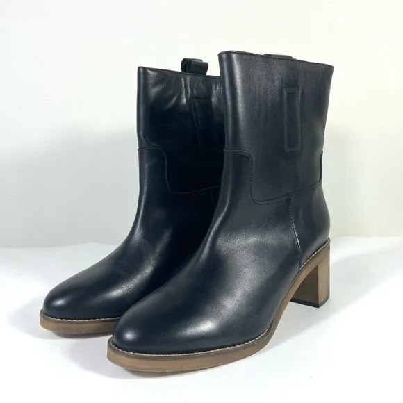 Free People Tabby Ankle Bootie Boots Black Size 9.5 NEW