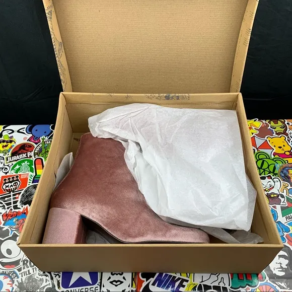 Free People Velvet Cecile Rose Ankle Boots Various Sizes