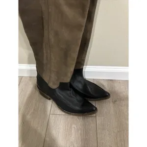 Free People Women's Brown Black Cowboy Western Boot Size 8