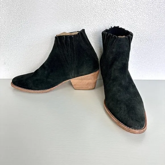 Free People x FarylRobin Trill Pointed Toe Ankle Boot in Black Size 8
