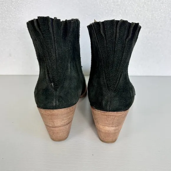 Free People x FarylRobin Trill Pointed Toe Ankle Boot in Black Size 8