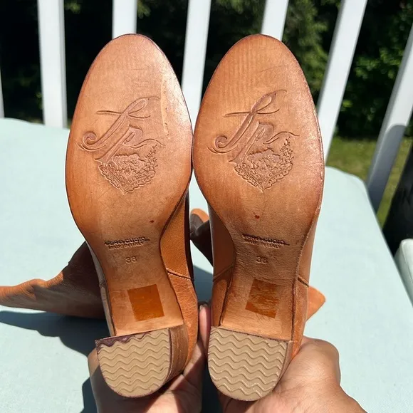 Free PeopleDakota Heel Boot tan size 38/8