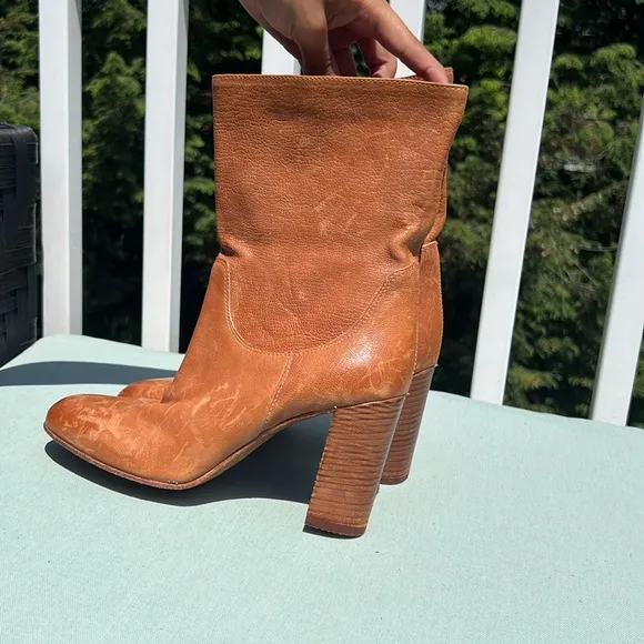 Free PeopleDakota Heel Boot tan size 38/8