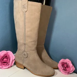 Free Shipping! NWOB Jack Rogers Sawyer Takk Suede Riding Boots Women's 7.5
