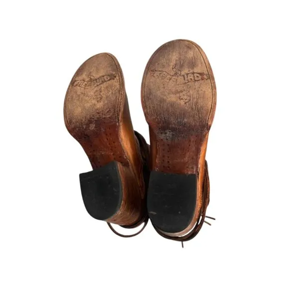Freebird Coal lace up leather Boots