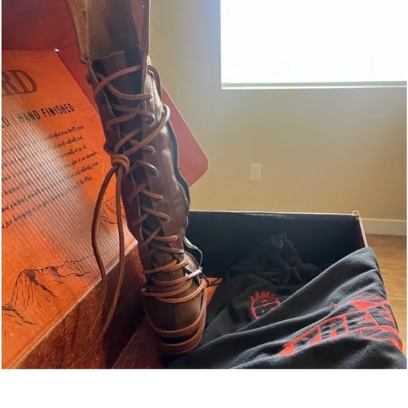 Freebird cognac boots