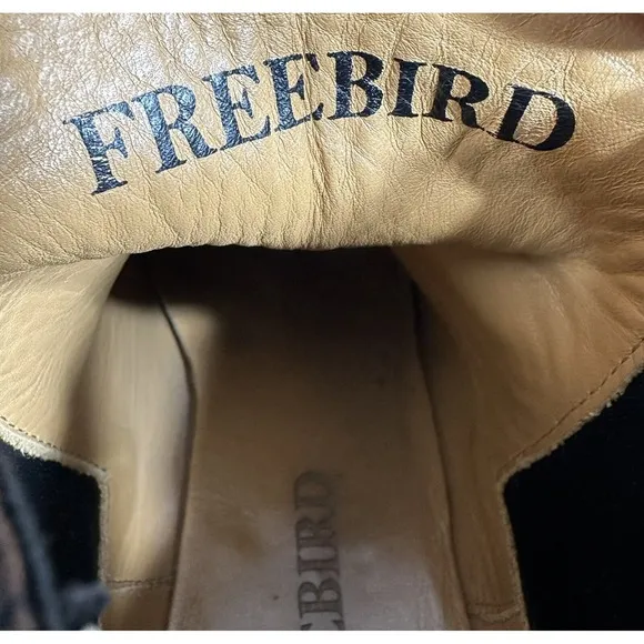 Freebird Mens Boots Taupe Suede Leather Palmer Cowboy Western Ankle Boots Size 8
