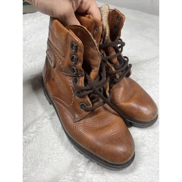Frontiera Size 5.5 Women's 35.5 Brown Riding Leather Boots Puratex
