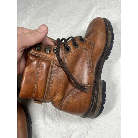 Frontiera Size 5.5 Women's 35.5 Brown Riding Leather Boots Puratex