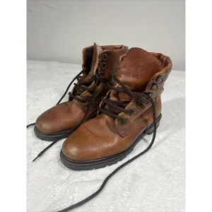 Frontiera Size 5.5 Women's 35.5 Brown Riding Leather Boots Puratex