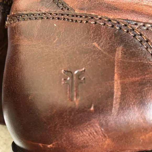 FRY  Women’s Red/Brown Leather Riding Boots. 3476111-rdd  Riding Boots 6B