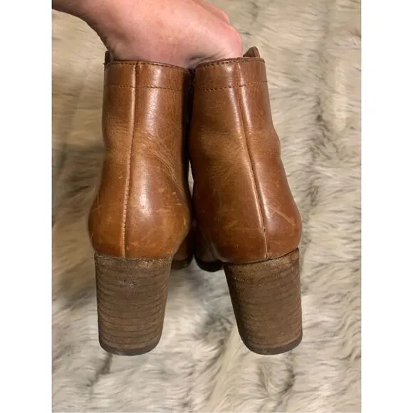 Frye Addie Leather Ankle Boots Size 6.5 B