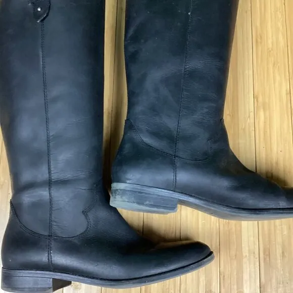 Frye &amp; Co. Black High Riding Boots 6.5M