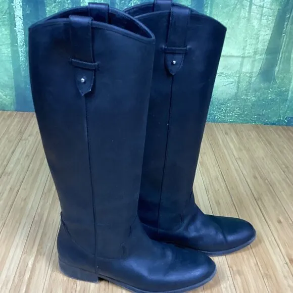 Frye &amp; Co. Black High Riding Boots 6.5M