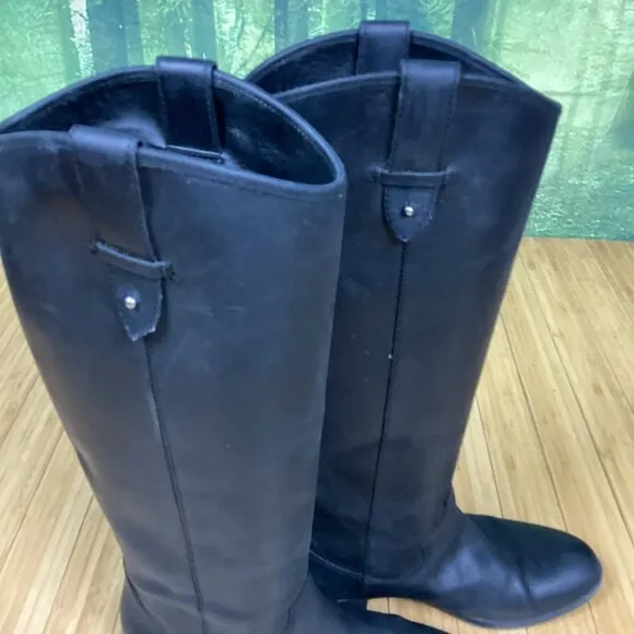 Frye &amp; Co. Black High Riding Boots 6.5M