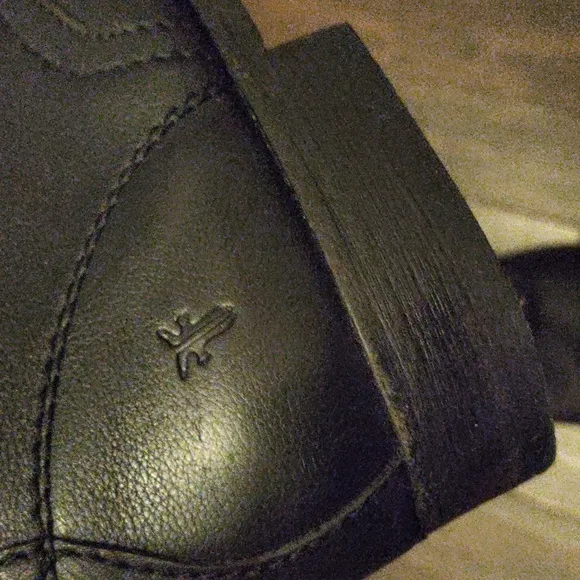 FRYE &quot;Tyler&quot; Black Leather Lace Up Ankle Boots