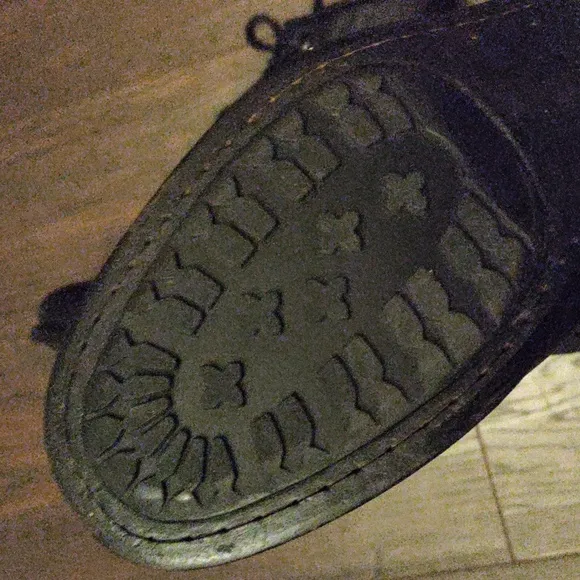 FRYE &quot;Tyler&quot; Black Leather Lace Up Ankle Boots