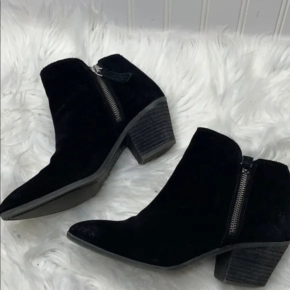 Frye Black Suede Boots size 6.5