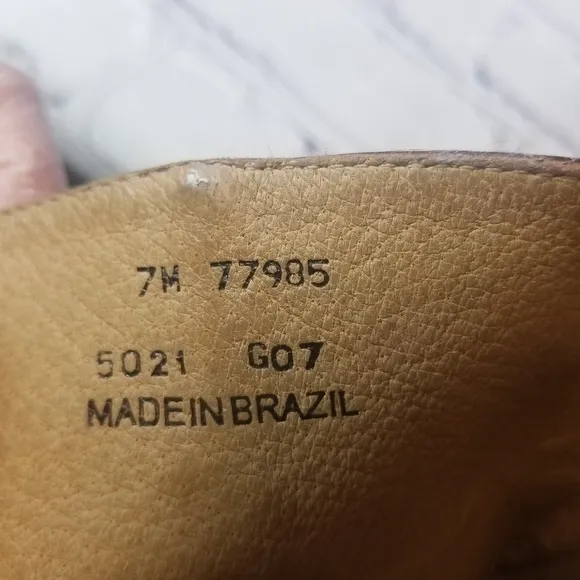 Frye Bonnie brown leather riding boots