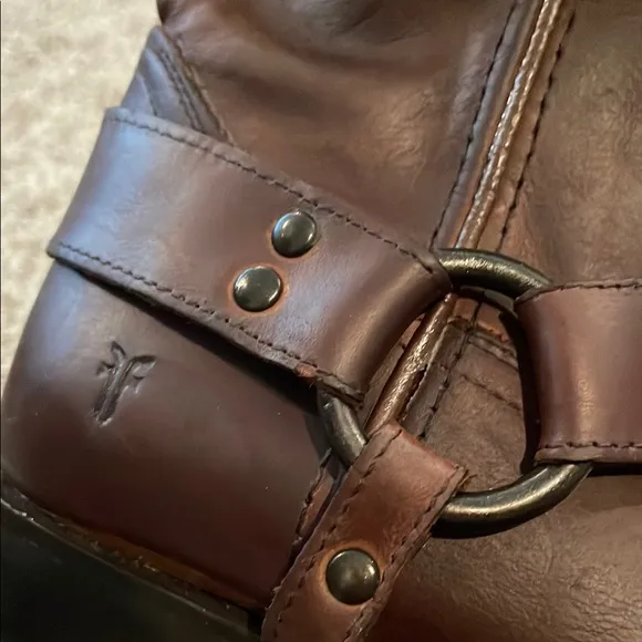 Frye Brown Leather Booties