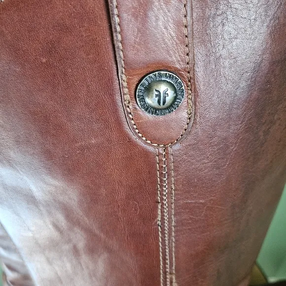 Frye Brown Leather Riding Boots 8.5