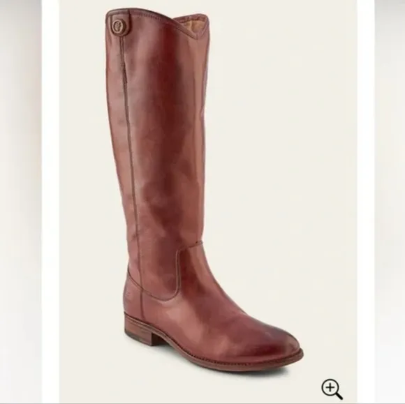 Frye Brown Leather Riding Boots 8.5