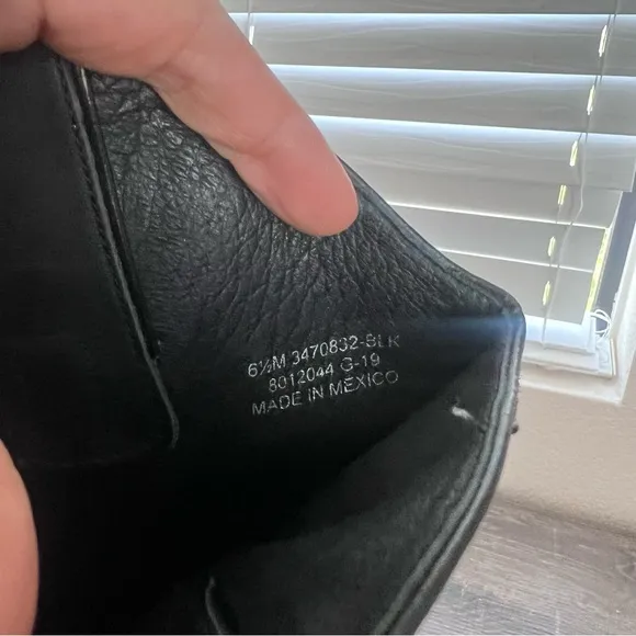 Frye Carson Black Leather Women's Boots