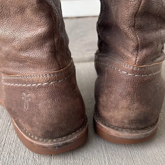 Frye Celia x Stitch Tall Riding Boots  Size 6
