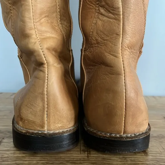 Frye   Free People Tall Paige Riding Boots in Tan size 6
