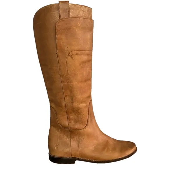 Frye   Free People Tall Paige Riding Boots in Tan size 6