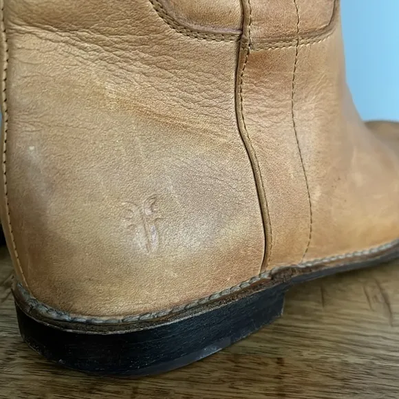Frye   Free People Tall Paige Riding Boots in Tan size 6
