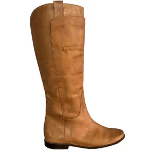 Frye   Free People Tall Paige Riding Boots in Tan size 6