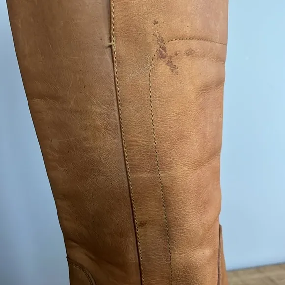 Frye   Free People Tall Paige Riding Boots in Tan size 6