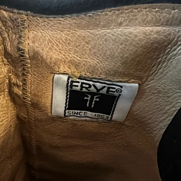 Frye Jackie Button Tall Slouchy Leather Boots