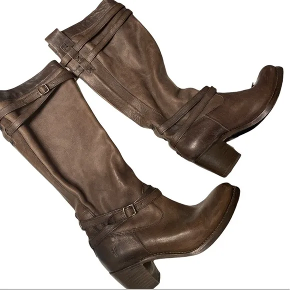 Frye Jane Strappy Riding Boot Size 6.5