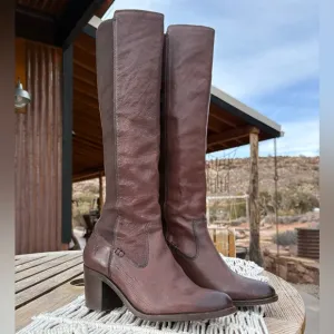 Frye Janis Gore Leather Boots