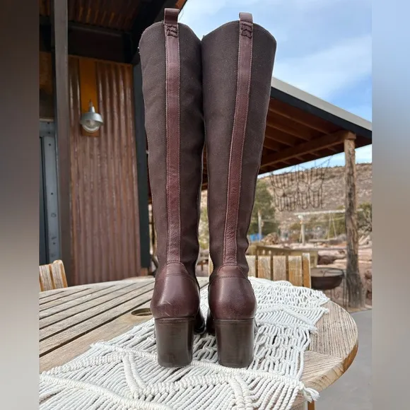 Frye Janis Gore Leather Boots